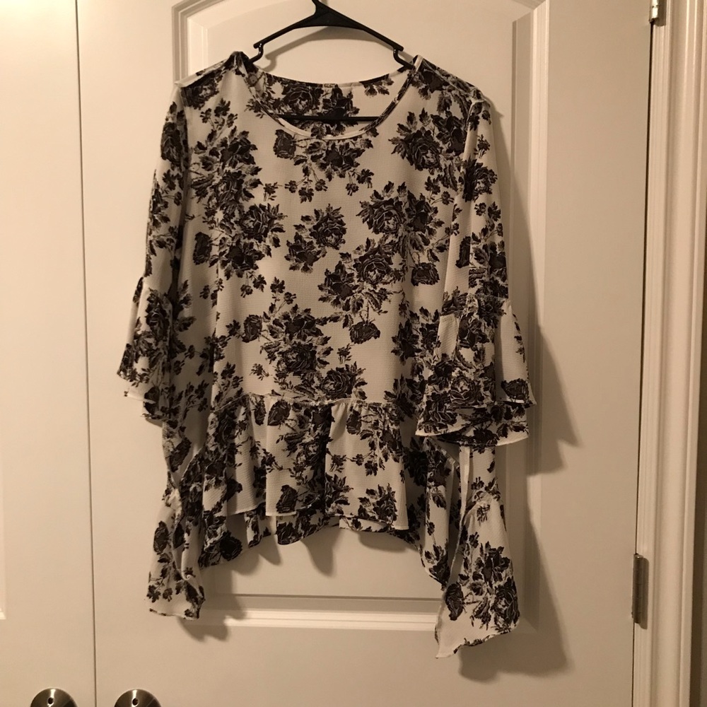 Nordstrom Gibson Floral Blouse